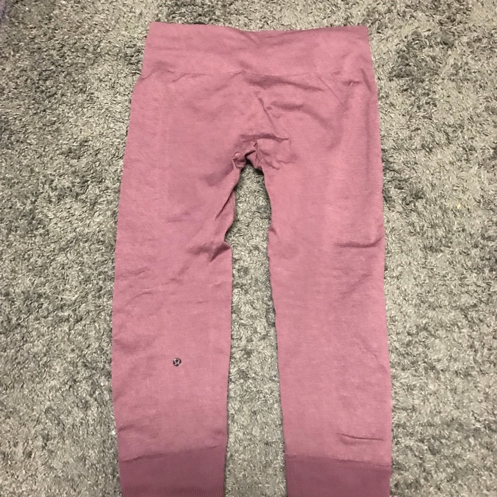 Lululemon 7/8 Maroon Midrise Tight